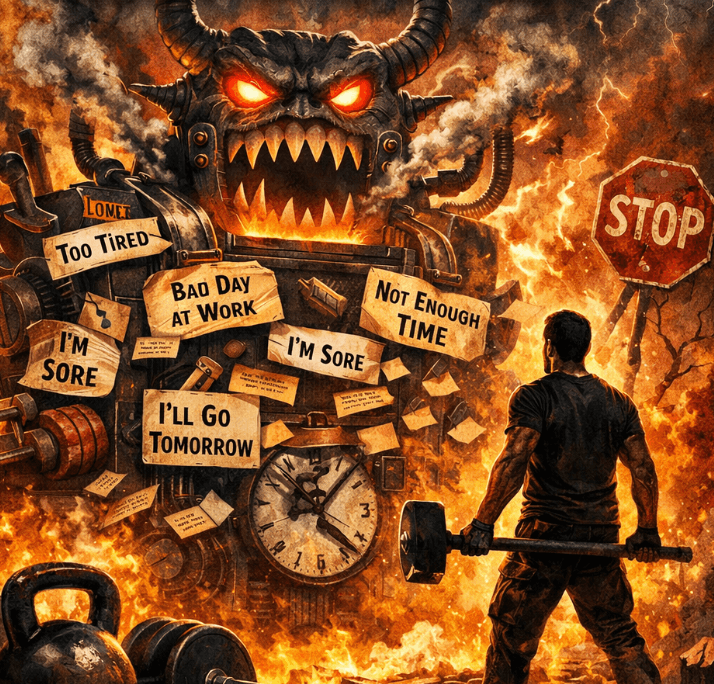The Real Reason People Fail: Consistency, Discomfort, and the “Excuse Machine”